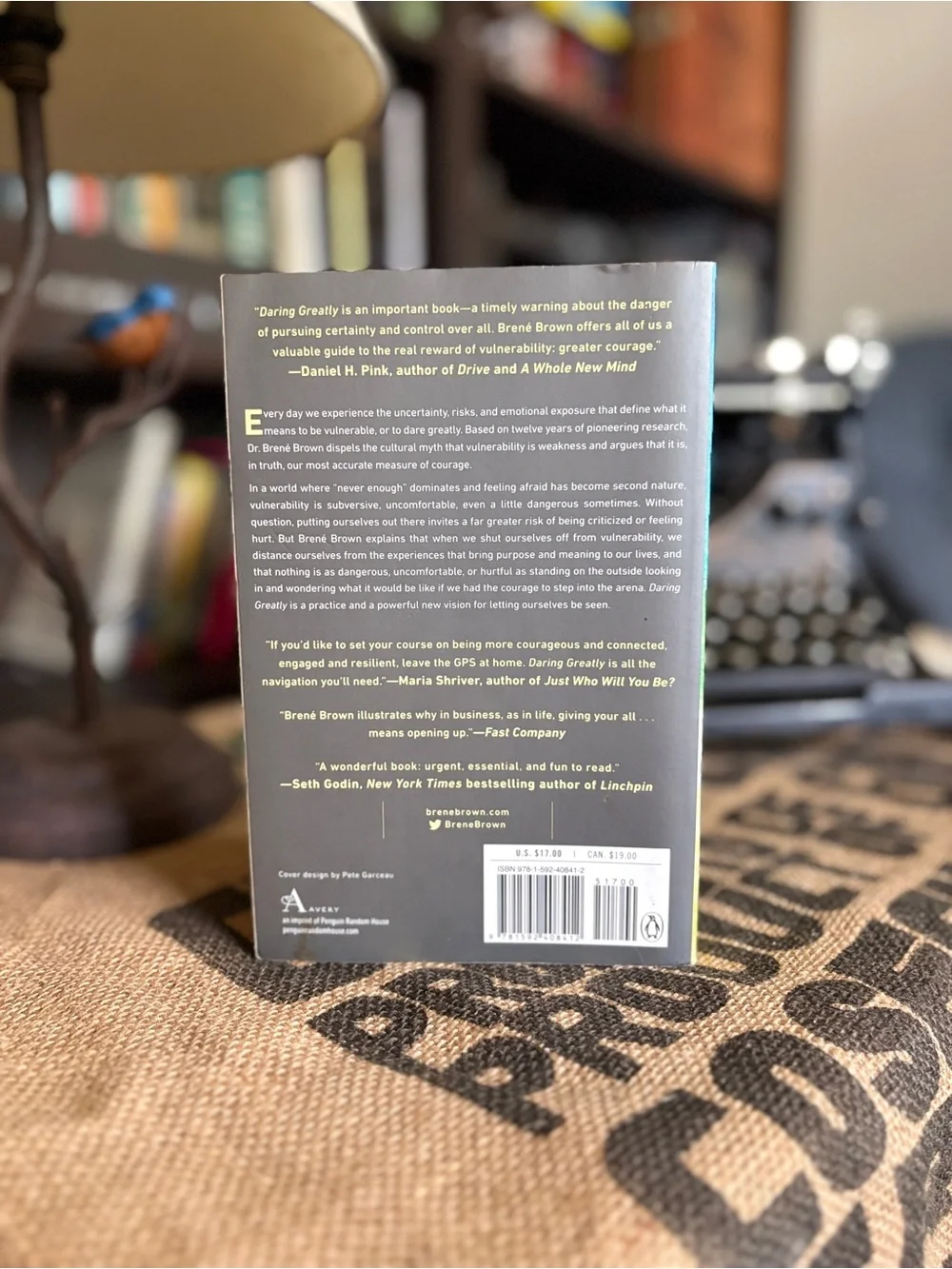 Brown - “Daring Greatly” paperback Book